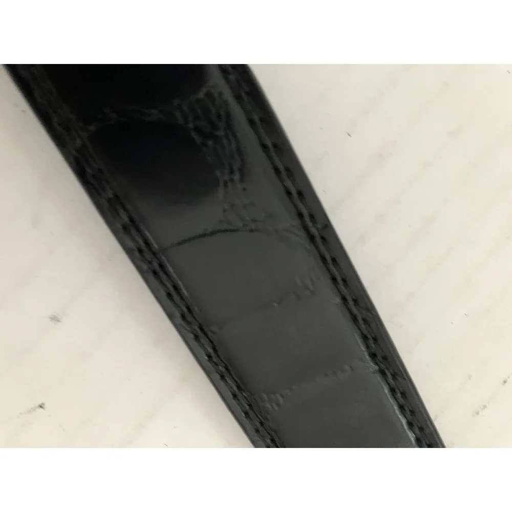 Joseph Abbott Belt Full Grain Italian Genuine Leather Men Med‎ 34 Black